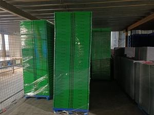 530*410*240mm resistente respetuoso con el medio ambiente plástico reutilizable PP caja de rotación plegable caja encajable sólida - Product Image 6
