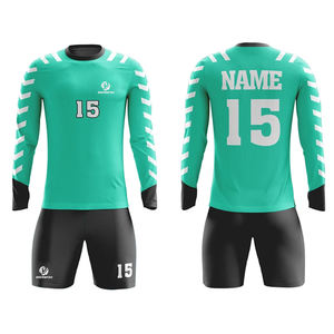 เสื้อผู้รักษาประตูฟุตบอลแขนยาวแบบซับลิเมชั่นสั่งทำพิเศษ ออกแบบโลโก้ ขายส่งเสื้อฟุตบอลชาย คุณภาพไทย - Product Image 5