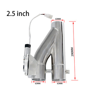 Valve d'échappement en acier inoxydable Getitall de type Y, 2,5 à 3 pouces, double sortie avec télécommande pour modification de voiture - Product Image 3