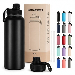 32 oz Stainless Steel Vacuum Insulated Water Bottle Leak Proof Large Capacity Sports Tumbler for Gym Travel Camping - Product Image 3