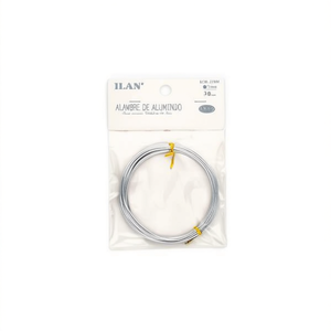 Filo di alluminio da 1,5 mm, 3 m, colore argento, per lavori artigianali - Product Image 1