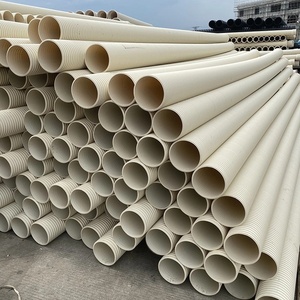 <span class=keywords><strong>Tuyau</strong></span> de ponceau ondulé à double paroi en PVC 12 pouces blanc pour le remplacement du <span class=keywords><strong>béton</strong></span> à faible coût de drainage routier - Product Image 4