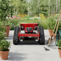 Nouveau modèle 2026 Tondeuse à gazon industrielle sans fil 420cc 16HP/25HP télécommandée de haute qualité et puissante pour l'entretien des terrains de jardinage