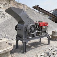 Concasseur à marteaux miniature Mintai, concasseur de pierres fines mobile durable pour les déchets de construction, le gravier et le traitement des minerais, capacité de 1 à 15 t/h