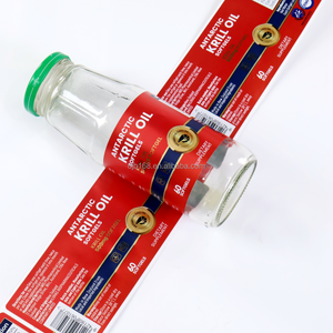 Étiquettes autocollantes adhésives en plastique personnalisées Pots alimentaires bon marché Boîtes de conserve pour jus Approvisionnement en gros du fabricant - Product Image 4