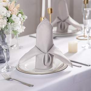 Serviettes en coton lavables à la machine de qualité supérieure | Impression moderne et couleurs multiples | Vente en gros pour mariage et événement - Product Image 2