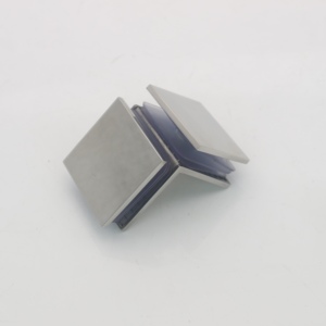 Pince à verre de douche murale en acier inoxydable robuste, pince d'angle carrée <span class=keywords><strong>pour</strong></span> verre - Product Image 4