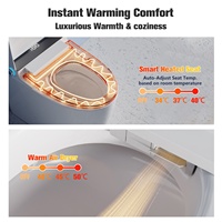 WC intelligent à commande au pied pour salle de bain, bidet intelligent, toilettes automatiques pour hôtel