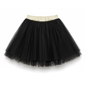 Jupe <span class=keywords><strong>tutu</strong></span> en tulle <span class=keywords><strong>noir</strong></span> personnalisable pour filles, ceinture à paillettes, jupe moelleuse pour filles - Product Image 4