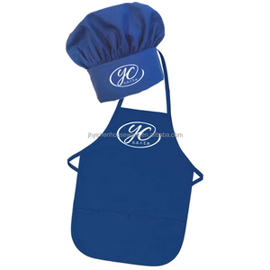 Babero de cocina personalizado para niños, <span class=keywords><strong>delantal</strong></span> con sombrero, sombrero de chef para hornear, <span class=keywords><strong>delantal</strong></span> con logotipo personalizado - Product Image 3