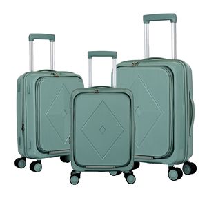 Juego de Maletas de Tres Piezas de 20, 24 y 28 Pulgadas, Expandibles, con Ruedas Giratorias y Candado, para Viajes de Negocios, Color Sólido, OEM ODM - Product Image 2