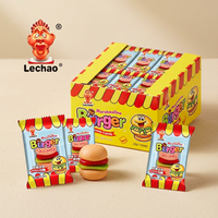 Private Label Halal Candy Marshmallow Hamburger Vorm Fruit Smaak Doosverpakking Gummy Candy voor Kinderen