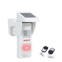 Détecteur de mouvement extérieur PIR énergie solaire infrarouge Garage enregistrement vocal alarme intrus capteur sans fil étanche 25kg animal de compagnie immunisé