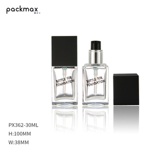 New 30ml square foundation bottle, regular model, suitable for primer, BB cream, serum, lotion pump cosmetic bottle - Product Image 1