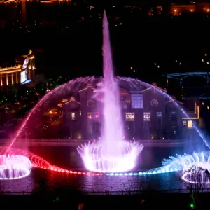 Fountains Water Floating Music Fontaine Water Fountains With Water Feature Hundred Meter High Jets