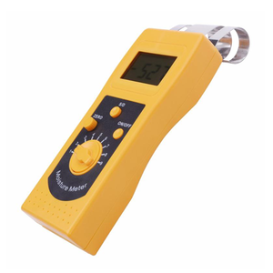 GOYOJO DM200W Portable Textile Moisture <b>Meter</b> 0.1% Resolution 1 Year Warranty Plastic Construction <b>Humidity</b> Detection - Product Image 2