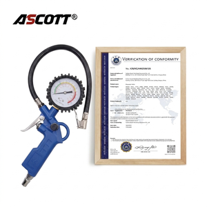 CE ASCOTT <span class=keywords><strong>Pistola</strong></span> de Inflado de Neumáticos Hidráulica Portátil con Manómetro Digital, Herramienta Neumática para Inflar y Probar Neumáticos - Product Image 5