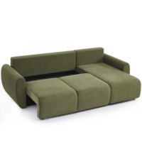 Sofá reversible y convertible con almacenamiento Muebles de salón Sofá cama convertible moderno de lujo