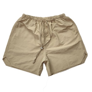 Shorts en nylon à motif uni, nouvelle conception pour hommes, service OEM, décontractés, taille mi-haute, tricotés en polyester, fermeture à cordon - Product Image 4