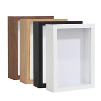 Cadres en bois pour boîtes à ombre A4 de 6x8, 8x8, 8x10, 10x10 pouces avec verre ou plexiglas - Vitrine à ombre de 3 cm ou 5 cm de profondeur - Vente en gros