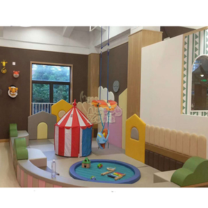 Parc d'intérieur pour enfants, aire de jeu souple, personnalisé pour tout-petits, avec <span class=keywords><strong>piscine</strong></span> de jeu interactif - Product Image 1