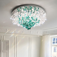 Lustre en cristal personnalisé non standard moderne Lampe de table à manger pour la maison Luminaire de décoration de restaurant