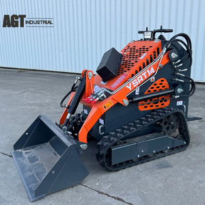 AGT YSRT14 Mini Skid Steer Loader Mini Track Loader bensin kompak Skid Steer Rato Loader - Product Image 3