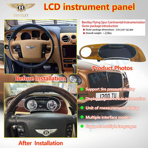 Linux Systeem 12.3 Inch Auto Lcd-Instrument Cluster Digitale Snelheidsmeter Dashboard Voor <span class=keywords><strong>Bentley</strong></span> Vliegende Spoor 2005-2012 - Product Image 3