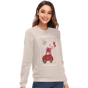 <span class=keywords><strong>Felpa</strong></span> romantica di san valentino <span class=keywords><strong>felpa</strong></span> lavorata a maglia comoda Casual morbida coppia abbinata vestiti dolce stampa palloncino auto - Product Image 5