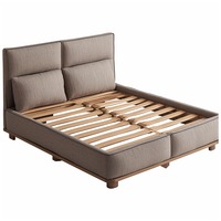 2025 Neuankömmling Custom Bett rahmen Full Size Plattform Holz Doppelbett rahmen King Size Queen gepolsterter Bett rahmen