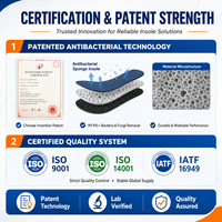 Semelles orthopédiques certifiées BSCI pour le sport et le confort, en mousse à mémoire de forme avec absorption des chocs et soutien de la voûte plantaire pour chaussures de course, en PU, taille EUR 40