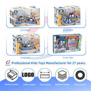 Jeu de défi cérébral Chengji pour enfants, jeu d'aventure manuel, dinosaures, véhicules, glissades, blocs de construction, piste, <span class=keywords><strong>parking</strong></span>, ensemble de jouets pour enfants - Product Image 4