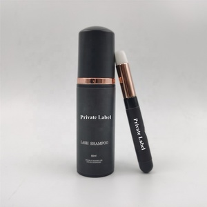 Custom extension ciglia schiuma detergente per ciglia Shampoo post-trattamento con Logo confezione a scatola di lunghezza mista per uso di bellezza - Product Image 3