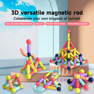 2024 nouveaux jouets éducatifs pour enfants bâtiments créatifs bâton magnétique jouets jouets <span class=keywords><strong>de</strong></span> <span class=keywords><strong>construction</strong></span> pour enfants avec 26 pièces - Product Image 2