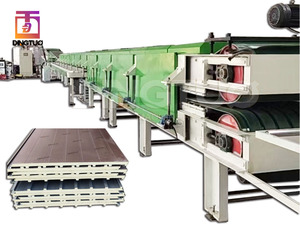 アルミPUフォームサンドイッチパネル生産ライン | 連続金属クラッド絶縁板機械ベアリングモーター用ハイ - Product Image 4