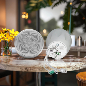 DEKEN FIT Q6L WIFI Waterproof 2*50W Wireless Multi-room System Wall Mount Pendant <b>Speakers</b> Smart <b>Audio</b> Music Player WiFi <b>Speaker</b> - Product Image 6