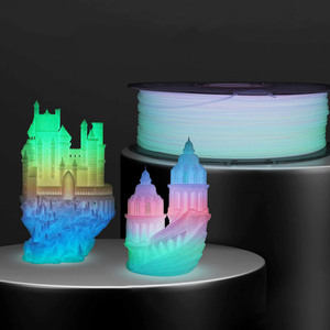3D Filament <b>PLA</b> Glow in the Dark Rainbow 1kg 1.75mm FDM Durable Long Lasting Glow for Night Toys Printing - Product Image 4