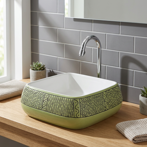 Lavabo de table lavabo populaire Chine lavabos en marbre blanc lavabo de table ronde pour la salle de bain - Product Image 3