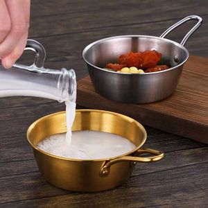 Stainless Steel Korean Rice Wine Bowls With Handles Condiment <b>Serving</b> <b>Set</b> For Hotel Coffee Tea <b>Beverage</b> <b>Sets</b> - Product Image 2