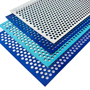 Anping Factory slotted ISO Certification 304 316 Stainless Steel Round Hole Perforated Metal Sheet Pattern punching plate