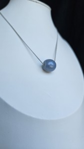 Collier en jadeite Paradise en argent sterling, vente chaude, avec chaîne en argent 925 certifiée NGTC, bijoux élégants pour femmes, cadeau - Product Image 3