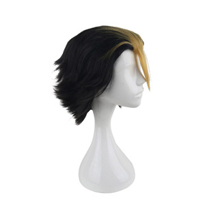 วิกผมคอสเพลย์ชั้นสั้นสีดำกับน้ำตาลผมทนความร้อนสังเคราะห์สำหรับตัวละครอนิเมะ nishinoya <span class=keywords><strong>Yuu</strong></span> - Product Image 2