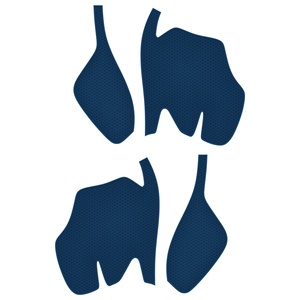PlayVital Split Design Klein Blue Anti-Skid Sweat-Absorbent Premium <b>Grip</b> for PS5 <b>Controller</b> - Product Image 3