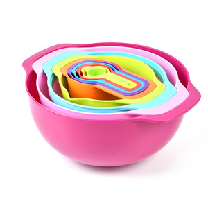 Rainbow <b>Measuring</b> <b>Cups</b> And Spoons <b>Set</b> 10 Piece Pp Material Eco Friendly For Baking And Cooking - Product Image 5
