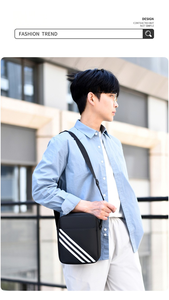 Lightweight Sport Oxford Crossbody Square <b>Bag</b> Messenger <b>Bag</b> Multi Compartment Shoulder <b>Bag</b> For Travel Hiking Daily Errands - Product Image 5