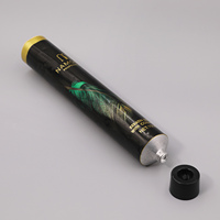 Tube en aluminium pour coloration capillaire, résine époxy-phénolique, laque interne