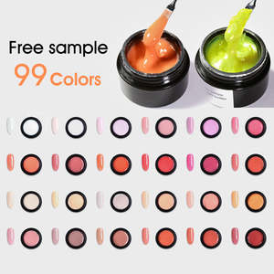 Esmalte de <span class=keywords><strong>gel</strong></span> duro rosa claro y blanco <span class=keywords><strong>Gel</strong></span> de extensión de <span class=keywords><strong>3</strong></span> colores 56g Constructor de esmalte de uñas UV No se quema para aplicaciones de bricolaje - Product Image 6