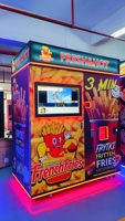 Máquina Expendedora de Papas Fritas Totalmente Automática, Máquina de Papas Fritas en 35 Segundos, Máquina Expendedora Automática de Papas Fritas