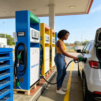 Distributeur de carburant sur mesure Bluesky RT-FDSFBSD1 Congo RDC, pompe à carburant haute précision, distributeur de diesel certifié CE 220V/380V