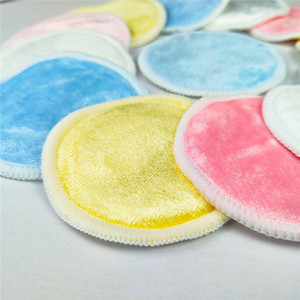 Cuscinetti per la pulizia del viso in cotone di bambù riutilizzabili lavabili durevoli al 100% organici per la rimozione del trucco dell'etichetta privata - Product Image 2
